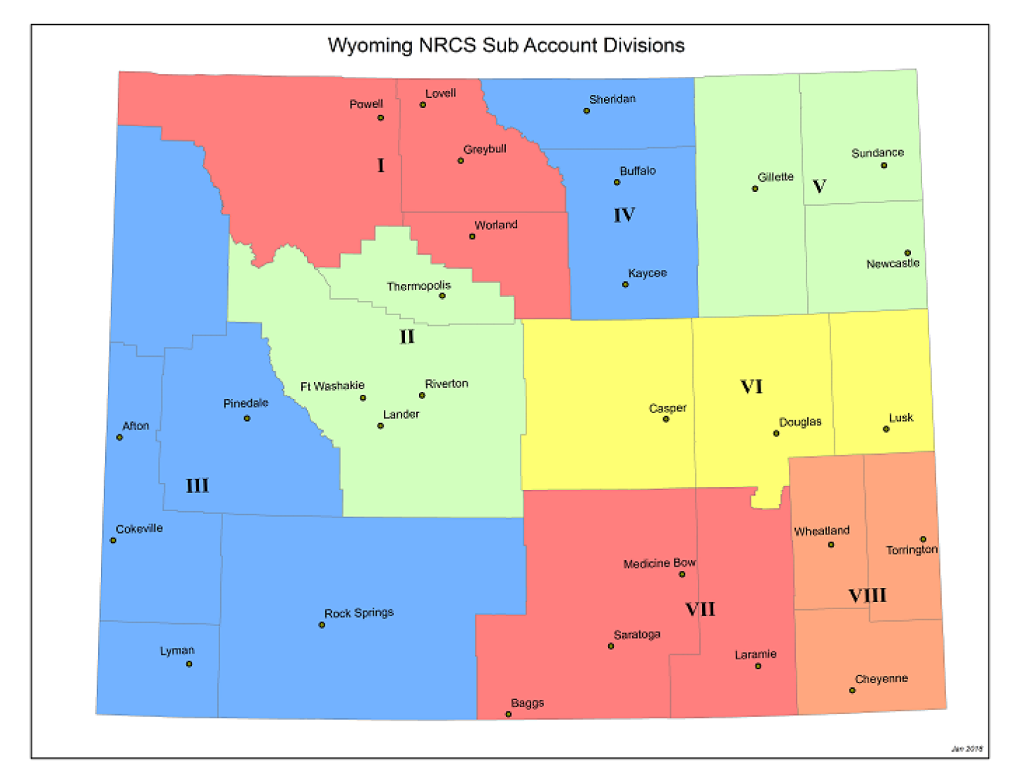 WY Sub Account Divisions