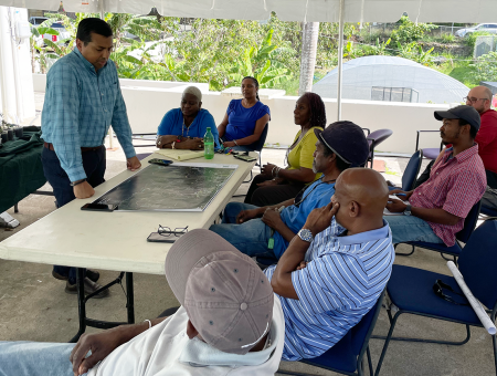 Caribbean Director Luis Cruz meetings with conservation partners in St. Thomas, USVI, 27 July 2022.