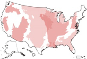 NRCS RCPP Critical Conservation areas map