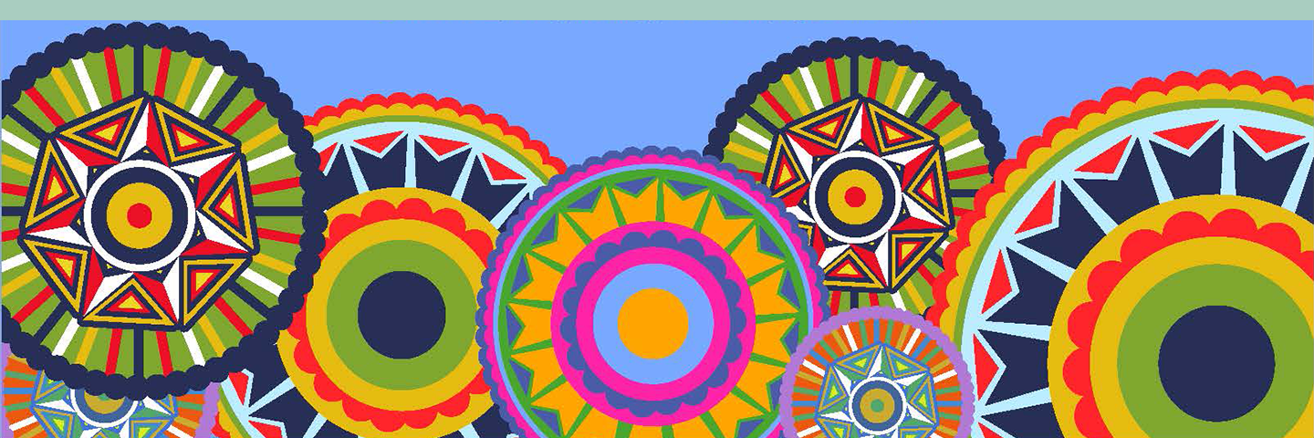Caribbean Hispanic Heritage month background graphics
